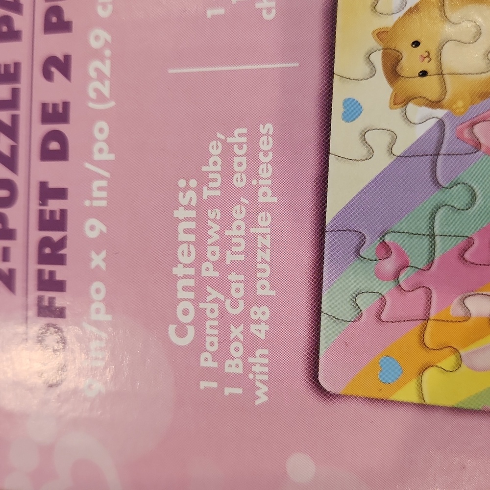 DreamWorks Gabby's Dollhouse, Two Puzzles in Character Tubes, New - Picture 4 of 15